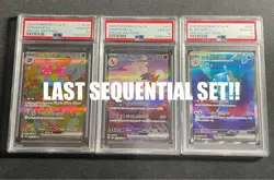 PSA 10 Sequential Set Charizard Venusaur Blastoise ex SAR Pokemon Card 151 2023 - Image 1
