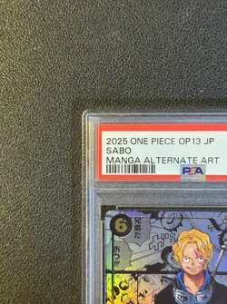 PSA 10 Sabo OP13-120 SEC Manga Alt Art Carrying on His Will ONE PIECE Card Japan - Image 3