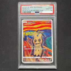 PSA 10 Mimikyu Munch A Retrospective 289/SM-P Pokemon Card Japanese Promo 2018 - Image 1