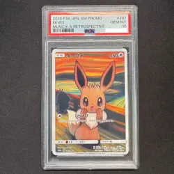 PSA 10 Eevee Munch A Retrospective 287/SM-P Pokemon Card Japanese Promo 2018 - Image 1