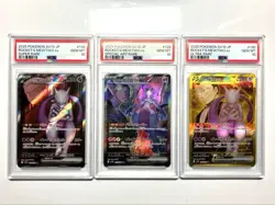 PSA 10 Team Rocket's Mewtwo SAR SR UR Set 114 130 125/098 Pokemon Card Japanese - Image 1