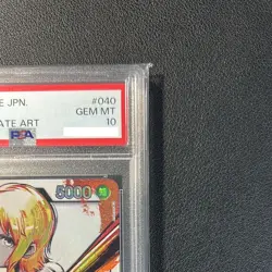 PSA 10 Nami OP03-040 L Alt Art Mighty Enemies 2023 ONE PIECE Card Game Japanese - Image 4