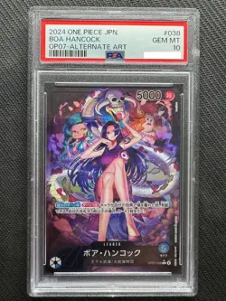 PSA 10 Boa Hancock OP07-038 500 Years in the Future ONE PIECE Card Game Japanese - Image 1
