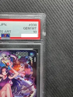 PSA 10 Boa Hancock OP07-038 500 Years in the Future ONE PIECE Card Game Japanese - Image 4