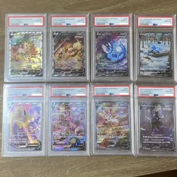 PSA 10 Eevee Heroes V SA SR Complete Set Full Art Pokemon Card Japanese Umbreon - Image 1