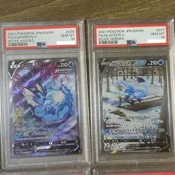 PSA 10 Eevee Heroes V SA SR Complete Set Full Art Pokemon Card Japanese Umbreon - Image 4