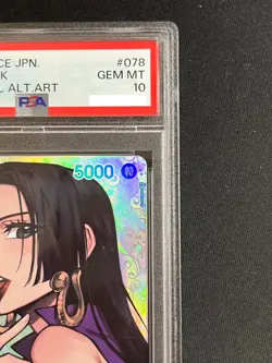PSA10 Boa Hancock SP OP01-078 SR One Piece Card Kingdoms of Intrigue Japanese - Image 4