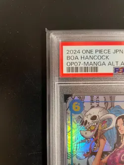 PSA 10 Boa Hancock OP07-051 Comic Parallel Manga Alt Art ONE PIECE Card Japanese - Image 3