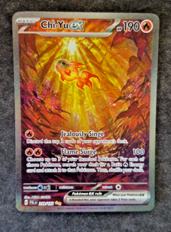 Chi-Yu EX Paldea Evolved Special Illustration Rare Pokemon Card NM - Image 1