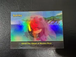 Pokemon Vintage Topps EP19 The Ghost of Maiden Peak Rainbow Foil Pokemon Card - Image 1