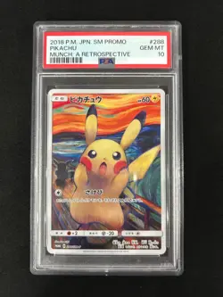 PSA 10 Pikachu Munch A Retrospective 288/SM-P Pokemon Card Japanese Promo 2018 - Image 1