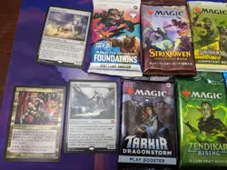 Lot Of 9 Magic The Gathering Booster Packs, 10 Rares, 60 Spiderman Commons/Unc. - Image 2