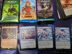 Lot Of 9 Magic The Gathering Booster Packs, 10 Rares, 60 Spiderman Commons/Unc. - Image 5