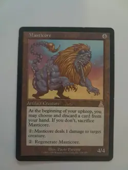 Masticore HP MTG Magic the Gathering Urza's Destiny Reserved List - Image 1