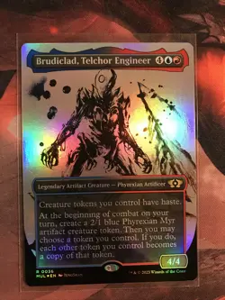 MTG Brudiclad, Telchor Engineer FOIL Borderless MOM MUL 0036 Rare LP - Image 1
