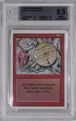 Wheel of Fortune Revised BGS 8.5 MTG NM - Image 1