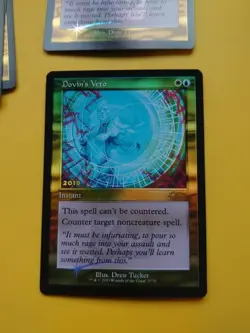 Dovin's Veto x2 Promo FOIL 30th Anniversary Instant Magic the Gathering Card NM - Image 2