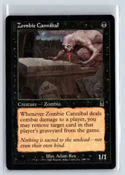 ZOMBIE CANNIBAL - Odyssey - MTG Magic the Gathering Card - Common - Image 1