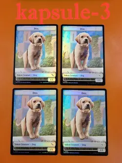 4x Detective & Dog (0001) | FOIL TOKEN | Murders at Karlov Manor | MTG Magic - Image 2