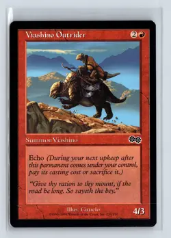 (2x) VIASHINO OUTRIDER - MTG Magic the Gathering Card - Urza's Saga - Common - Image 1