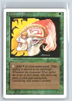 (2x) Llanowar Elves Revised Common - MTG Magic the Gathering Card - Image 3