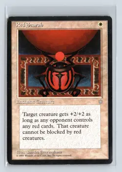 (2x) RED SCARAB - MTG Magic the Gathering Card - Ice Age - Uncommon - Image 1