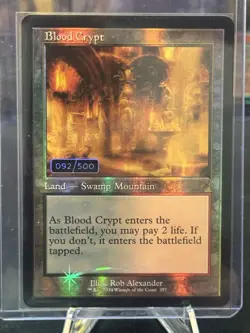2024 MAGIC THE GATHERING BLOOD CRYPT RETRO FRAMED FOIL SERIALIZED #/500 - Image 1