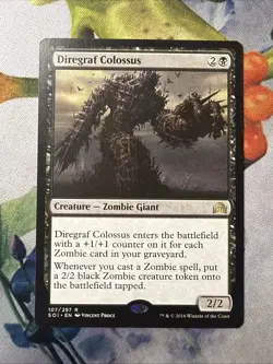1x Diregraf Colossus- Shadows over Innistrad- NM- Mtg Magic The Gathering Card - Image 1