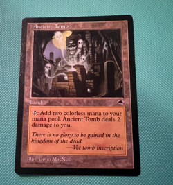 Ancient Tomb - Tempest - MTG - Magic the Gathering - Image 2