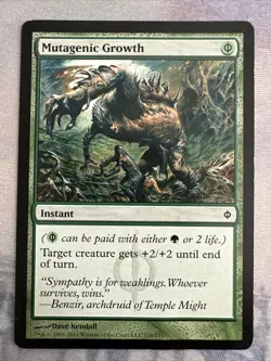 1x Mutagenic Growth- New Phyrexia- Mtg Magic The Gathering Card- LP - Image 1