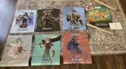 Magic The Gathering 7 Poster Final Fantasy Set - Image 1