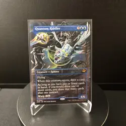 MTG Quantum Riddler 305 Borderless Regular Mythic Edge of Eternities EOE - Image 1
