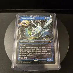 MTG Quantum Riddler 305 Borderless Regular Mythic Edge of Eternities EOE - Image 3