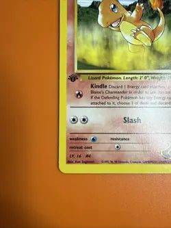 Pokemon TCG Blaine's Charmander 061/132 Gym Heroes 1st Edition LP Free Shipping! - Image 3