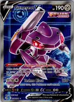 Pokemon | SWSH08: Fusion Strike | Genesect V (Full Art) | 254/264 | NM Holo - Image 1