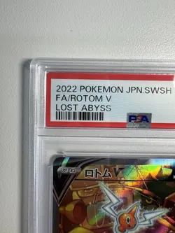 PSA 10 ROTOM V 104/100 POKEMON SWORD & SHIELD LOST ABYSS 2022 JAPANESE - Image 3