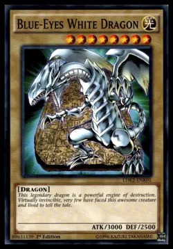 Blue-Eyes White Dragon (Version 4) LDK2-ENK01 1st Edition YuGiOh - Image 1