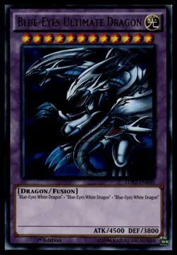 Blue-Eyes Ultimate Dragon LDK2-ENK40 1st Edition Ultra Rare YuGiOh - Image 1