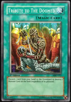Yu-Gi-Oh! Tribute To The Doomed MRD-057 1.Edition Super Rare [NM-MINT] | EN 2002 - Image 1