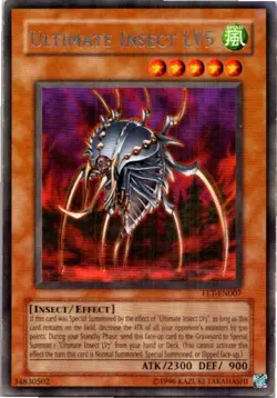 Ultimate Insect LV5 #FET-EN007 Yugioh Lightly played Unlimited - Image 1