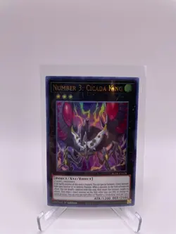 Yugioh! TCG - Number 3: Cicada King BLAR-EN028 1st Edition x 1 NM/M! - Image 1