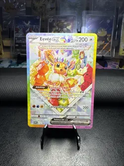 Eevee EX 174 Pokemon Scarlet & Violet Promo Holo Prismatic Card - Image 1