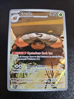 Crustle 186/182 Destined Rivals Illustration Rare Pokemon Card NM - Image 1