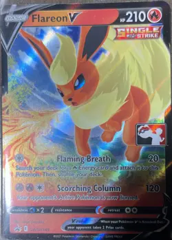 Flareon V Promo Prize Pack Series Cards SWSH149 NM - Image 1