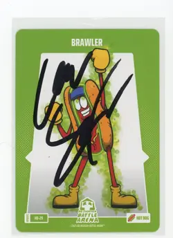 HOBBY CLUB LEGENDS AUTO Cole - Bo Jackson Battle Arena Hot Dog Card Brawler SSP - Image 1