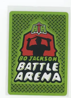 HOBBY CLUB LEGENDS AUTO Cole - Bo Jackson Battle Arena Hot Dog Card Brawler SSP - Image 2
