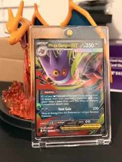 Mega Gengar ex 056 Phantasmal Flames Double Rare Pokemon Card Pre Release MINT - Image 1