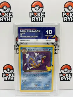 Pokemon Dark Gyarados Holo Rare Card Celebrations 8/82 ACE 10 GEM MINT - Image 1