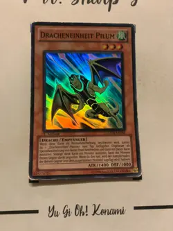 DRACHENEINHEIT PILUM - 1. AUFLAGE HA04-DE046 DEUTSCH Yu-Gi-Oh! CARD SUPER RARE - Image 4