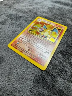 Pokemon TCG Charizard Base Set Holo Unlimited Rare Card 4/102 - Image 2